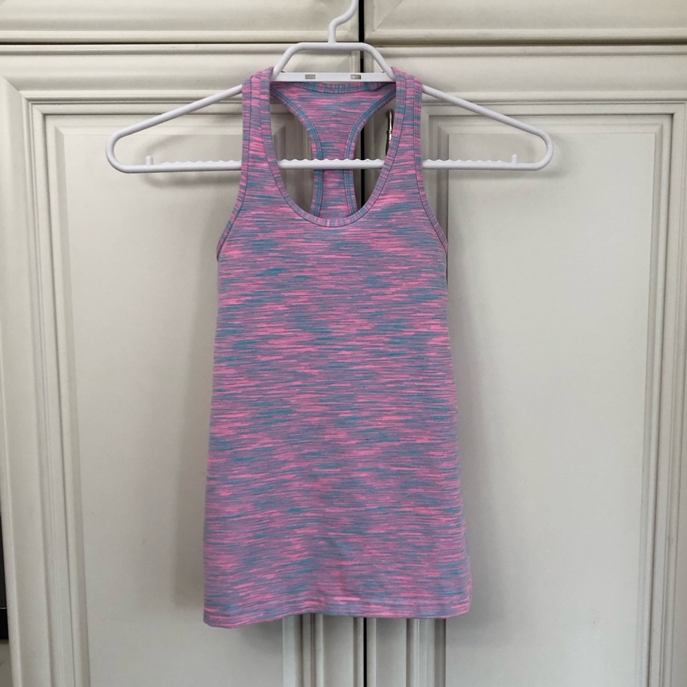 Ivivva Pink and Blue Kids Tank Top